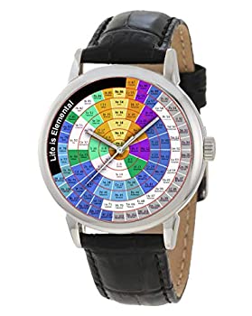 【中古】【輸入品・未使用】PERIODIC Table CHEMISTRY ELEMENTS 人目を引くアート 44mm 収集価値のあるリストウォッチ