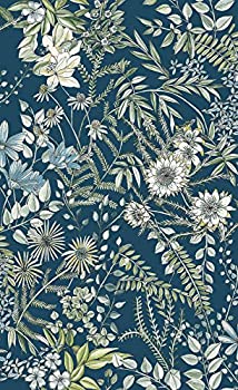 【中古】【輸入品・未使用】A-Street Prints 2821-12902 フルブルーム ネイビー 花柄 壁紙