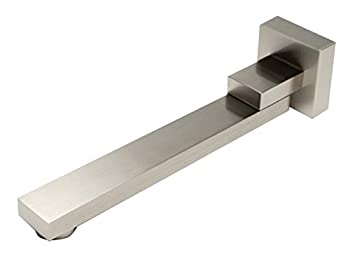 【中古】【輸入品・未使用】ALFI brand AB7701-BN Brushed Nickel Square Foldable Tub Spout
