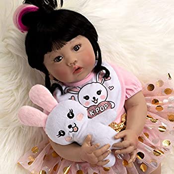 【中古】【輸入品・未使用】Paradise Galleries アジアンリアルベビードール 本物のKポップガール 18インチ 韓国リボーンドール 優しいタッチビニール&重みのあるボディ 5ピ