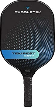 【中古】【インポート品・未当てはめる】Paddletek Tempest Wave II ピックルボールパドル 7.4 - 7.8 Ounces 青味