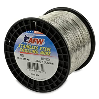 【中古】【インポート品・未当て嵌める】American Fishing Wire Stainless Steel Trolling Wire%ｶﾝﾏ% 18kg Test/0.56粍 Dia/1170m