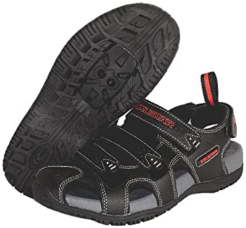 【中古】【輸入品・未使用】Exustar E-SS503バイクサンダル、ブラック、41/42ユーロまたは8-9 US