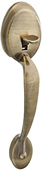 【中古】【輸入品・未使用】Schlage FE285PLY609FLARH アンティーク真鍮 プリマス 下部ハンドルセット 電子キーパッド用 フレアインテリア右利きレバー付き|スカイマーケットプラス