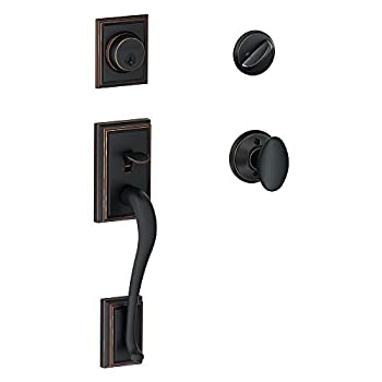 【中古】【輸入品・未使用】Addison Single円柱Handleset and Sienaノブ%ｶﾝﾏ% Aged Bronze (f60追加716?SIE)｜スカイマーケットプラス