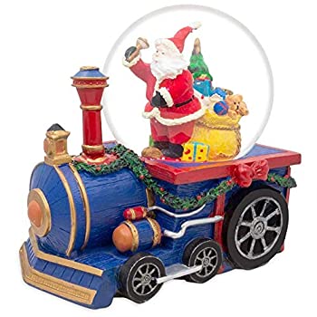 【中古】【輸入品・未使用】15cm Santa on Train Delivering Christmas Gifts Music Snow Globe｜スカイマーケットプラス