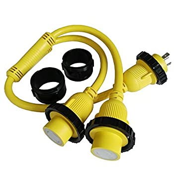 【中古】【輸入品・未使用】Parkworld 692040 Marine 30 AMP Shore Power 1 to 2 Y Adatper L5-30P Male 1 Plug to L5-30R Female 2 connector