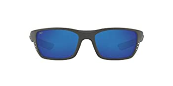 【中古】【輸入品・未使用】Costa Del Mar メンズ ホワイトチップ 長方形 サングラス%ｶﾝﾏ% マットグレー/ブルー ミラー偏光-580p%ｶﾝﾏ% 58 mm｜スカイマーケットプラス