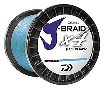 【中古】【インポート品・未当て嵌める】(80%ｶﾝﾏ% Island Blue) - Daiwa J-Braid 4x- 3000ヤード Spool
