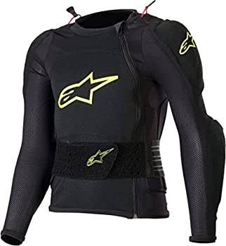 【中古】【輸入品・未使用】Alpinestars ユニ 大人用 バイオニックプロテクション L/S ジャケット ブラック/フルオ YLW ユース Sm (マルチ、ワンサイズ)