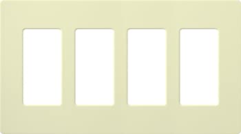 【中古】【輸入品・未使用】LUTRON 4穴 Claro ウォールプレート 12 Pack CW-4-AL-12 1