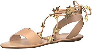 【中古】【インポート品・未当て嵌める】Loeffler Randall レディース Starla アンクルラップサンダル US 大きさ: 6 色つや: ベージュ