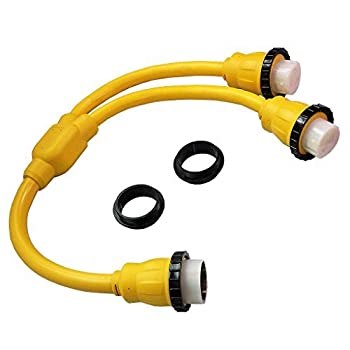 【中古】【輸入品・未使用】Parkworld 885804 スプリッター マリン ショア パワー SS2-50P オスプラグ - (2) SS1-50R メスレセプタクル、(1) 250V - (2) 125V Yアダプタコー