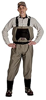 【中古】【輸入品・未使用】(Large Stout) - Caddis Men's Taupe Affordable Breathable Stocking Foot Wader