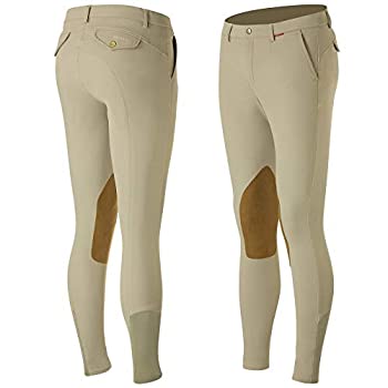 【中古】【輸入品・未使用】B Vertigo Sanderメンズレザー膝パッチBreeches