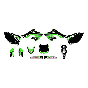 【中古】【インポート品・未当てはめる】D \u0027cor Visuals Race生産ラインCompleteグラフィック一揃いの道具???Kawasaki 20-20-230