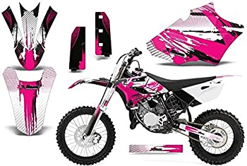 【中古】【輸入品・未使用】AMR Racing MX ダートバイク グラフィックキット ステッカー デカール ヤマハ YZ85 2015-2019対応 カーボンX ピンク