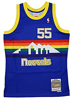 【中古】【輸入品・未使用】Mitchell & Ness デンバー・ナゲッツ Dikembe Mutombo 1991 Road Swingman ジャージ X-Large
