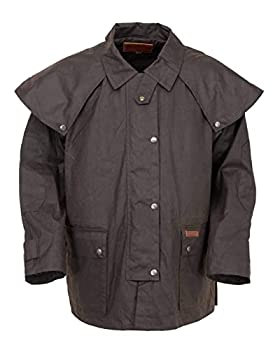 【中古】【輸入品・未使用】Outback Trading Co メンズ ショート オイルスキン ダスター - 5008 BRN US サイズ: Large カラー: ブラウン