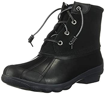 【中古】【インポート品・未当て嵌める】Sperry Women\u0027s%ｶﾝﾏ% Syren Gulf Boots Black 8 M