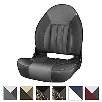 【中古】【輸入品・未使用】Tempress ProBax 整形外科 折りたたみ式 ハイバック ボートシート (ブラック/チャコール/カーボン)