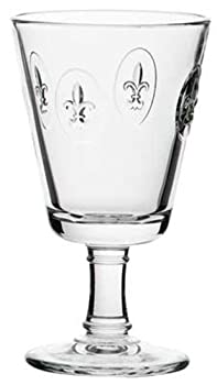 【中古】【インポート品・未当てはめる】La Rochere Set Of 6%ｶﾝﾏ% 8.5-ounce Fleur De Lys Stemmed Glasses by La Rochere