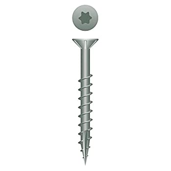 【中古】【輸入品・未使用】( 1000?) 10?x 3???1?/ 2?TORXスターフラットヘッドwith Nibs粗糸Exterior w.a.r.コーティングtype-17デッキねじ# 138208｜スカイマーケットプラス