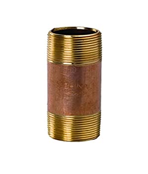 【中古】【輸入品・未使用】Supply Giant NPBR3060 6 inch Long Brass Nipple Pipe Fitting with 3" Nominal Diameter and NPT Ends|スカイマーケットプラス