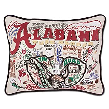 【中古】【輸入品・未使用】アラバマ大学のCollegiate刺繍枕???Catstudio