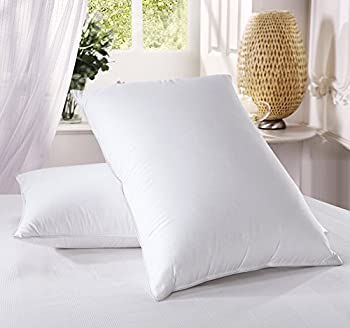 【中古】【インポート品・未当て嵌める】Royal Hotel ホンブルグ帽落ちこむ枕 500スレッドカウント 綿織物100% 第一人者落ちこむ枕 キングサイズ ホンブルグ帽枕 2個書き割り