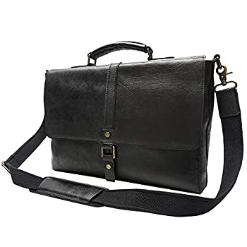 【中古】【輸入品・未使用】Bxfdc メンズ ブリーフケース ソフトレザー レトロ 大容量 ショルダー メッセンジャー バッグ ノートパソコン トート|スカイマーケットプラス
