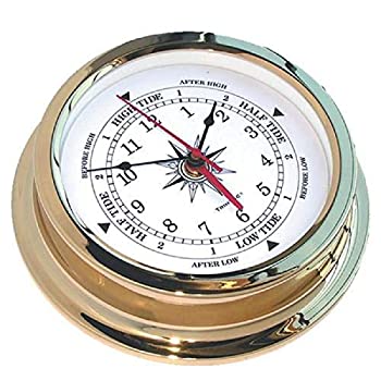 【中古】【輸入品・未使用】Solaris Brass Time & Tide Clock｜スカイマーケットプラス
