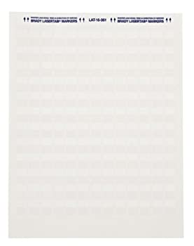 【中古】【インポート品・未当てはめる】Brady LAT-17-361-2.5 1 Width x 1 Height%ｶﾝﾏ% B-361B Self-Laminating Polyester%ｶﾝﾏ% Matte Finish White/Translucent Laser Printable Label