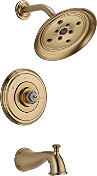 【中古】【輸入品・未使用】Delta T14497-CZLHP Cassidy 14 Series Bathtub & Shower Trim without Handle%ｶﾝﾏ% Champagne Bronze by DELTA FAUCET