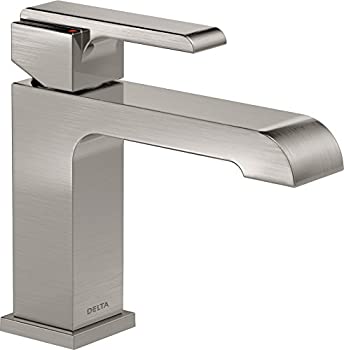 【中古】【輸入品・未使用】Delta Faucet 567LF-SSLPU Ara%ｶﾝﾏ% Single Handle Lavatory Faucet- Less Pop-Up%ｶﾝﾏ% Stainless by DELTA FAUCET