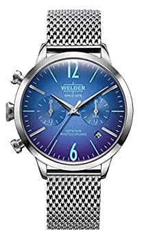 【中古】【インポート品・未当て嵌める】溶接機MoodyステンレススチールメッシュDual Time Watch with Date 38?粍
