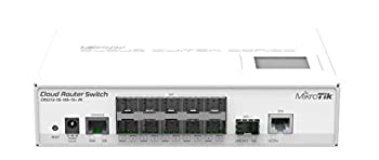【中古】【インポート品・未当てはめる】Mikrotik CRS212-1G-10S-1S+IN network switch L3 Gigabit Ethernet (10/100/1000) White Power over Ethernet (PoE)