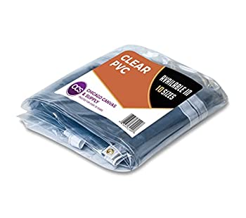 【中古】【輸入品・未使用】8?\' x 8?\'クリアビニールTarp 7\' x 9\'