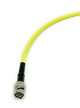 【中古】【インポート品・未当てはめる】300フート AV-Cables 3G/6G 固定ディスク SDI BNC 有線テレビ Belden 1505A RG59 - 黄色 (300フート)