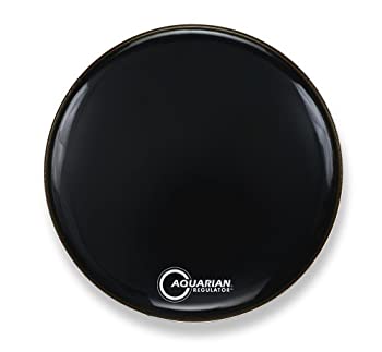 【中古】【輸入品・未使用】Aquarian Regulator 18インチバスドラムヘッド - ブラック