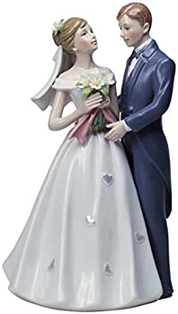 【中古】【インポート品・未当てはめる】StealStreet SS-CG-30717 8in 瀬戸もの製 ペンキ塗り済み 古典派音楽 花嫁御寮と花むこの像 西洋菓子トッパー