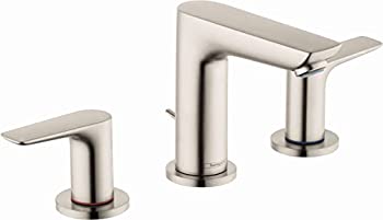 【中古】【輸入品・未使用】hansgrohe Talis E モダン 簡単取り付け 掃除 2ハンドル 高さ5インチ バスルームシンク蛇口 つや消しニッケル 71733821|スカイマーケットプラス