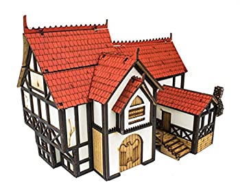 【中古】【輸入品・未使用】War World Gaming 中世の町 マナーハウス - 28mm ファンタジー・ウォーガメ・テレーンモデル ジオラマ 28,179円