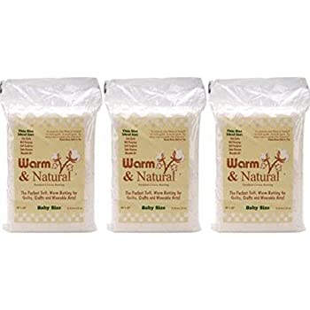 【中古】【輸入品・未使用】Warm Company Warm Company 温かく天然コットン バッティングベビーベッド サイズ45インチ x 60インチ 2322 (3パック)|スカイマーケットプラス