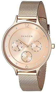 【中古】【輸入品・未使用】Skagen レディース メッシュブレスレットSkw2314アニタ・トーンステンレススチールウォッチ ローズゴールド｜スカイマーケットプラス