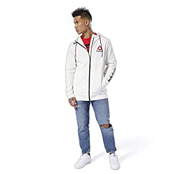 【中古】【輸入品・未使用】Reebok UFC Fight Night Walkout Hood%ｶﾝﾏ% Chalk/Black%ｶﾝﾏ% Medium