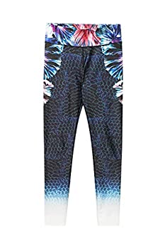 【中古】【輸入品・未使用】Desigual スポーツ レギンス アトランティス 18SONK13 (ブルー) US サイズ: X-Large カラー: ブルー