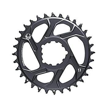 【中古】【輸入品・未使用】SRAM ユニ X-Sync 2 Sl ダイレクトマウント 6mm オフセットイーグルチェーンリング、ルナーグレー、36t
