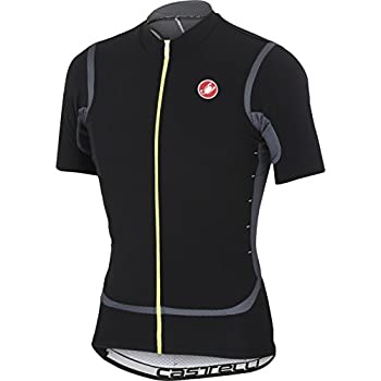 【中古】【輸入品・未使用】Castelli Raffica Jersey FZ ブラック/タービュランス サイズS