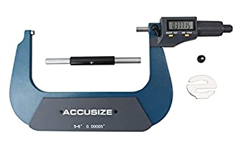 【中古】【輸入品・未使用】accusizeツール???電子、デジタル外側マイクロメータ、0???1?in / 0???25?mm%ｶﾝﾏ% 1???2?in / 25???50?mm、2???3?/ 50???75?mm / 75???100?mm、4｜スカイマーケットプラス